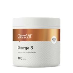 OstroVit Omega 3 1000 mg | EPA và DHA Hỗ Trợ Tim Mạch, Não Bộ, Thị Lực Và Giảm Viêm | 180 Viên