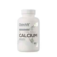 OstroVit Viên Bổ Sung Vitamin D3- K2-Calcium |  90 viên