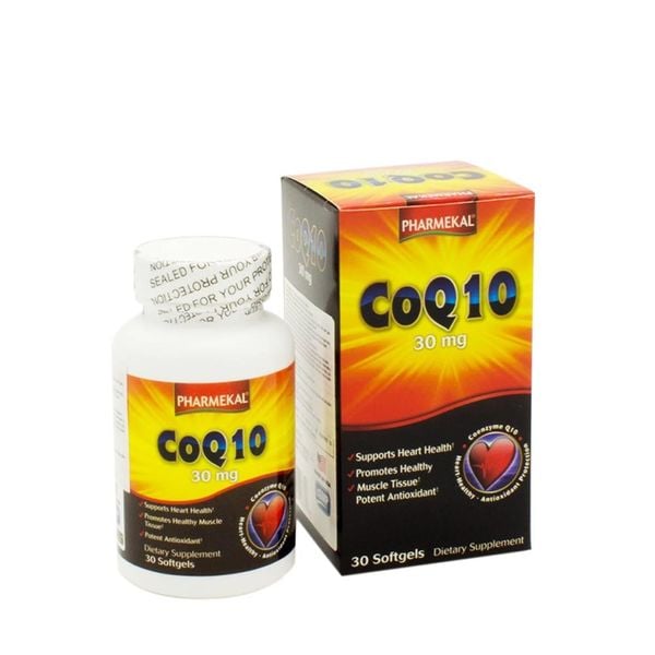 Pharmekal CoQ10 30mg (30 viên) | Viên Uống Hỗ Trợ Sức Khỏe Tim Mạch, Giảm Cholesterol