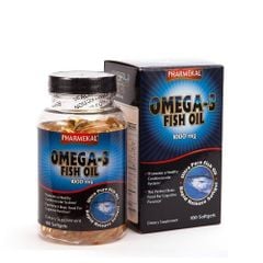 Pharmekal Viên Uống Dầu Cá Omega 3 Fish Oil 1000mg 100 Viên