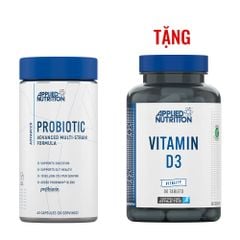 Viên Uống 10 Tỷ Lợi Khuẩn Applied Nutrition Probiotic 60 Viên (30 Servings)