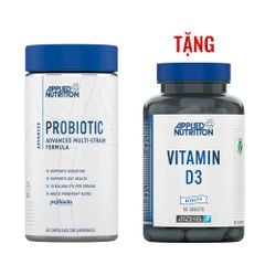 Viên Uống 10 Tỷ Lợi Khuẩn Applied Nutrition Probiotic 60 Viên (30 Servings)