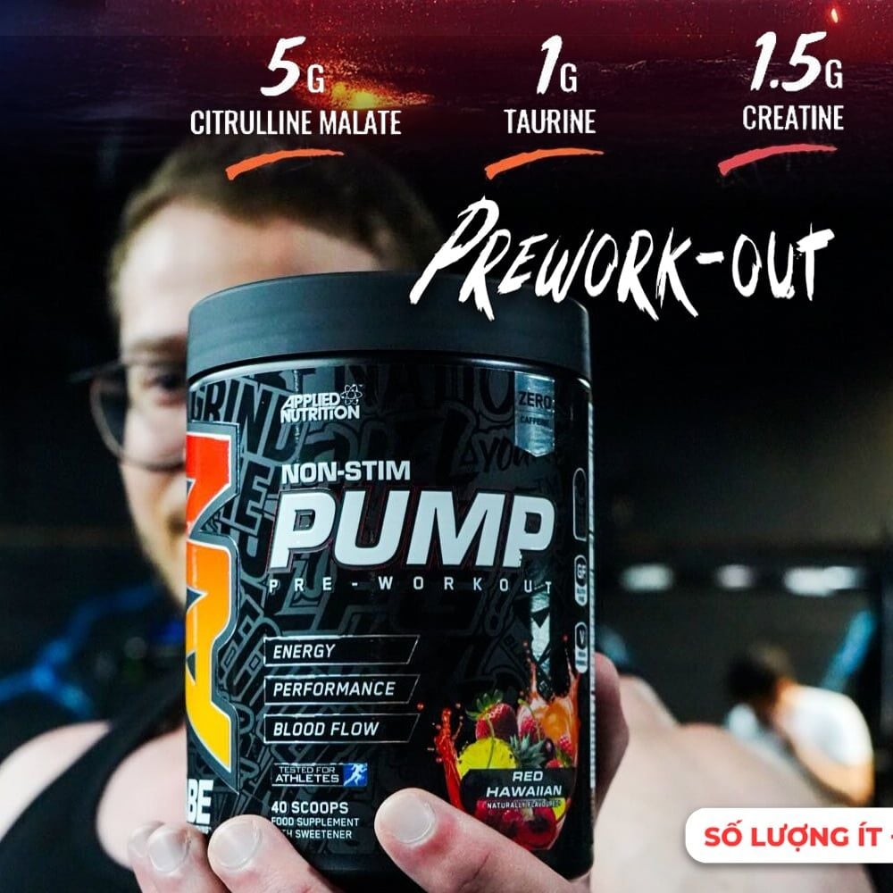 Applied Nutrition ABE PUMP - ZERO STIM PRE-WORKOUT (500G)