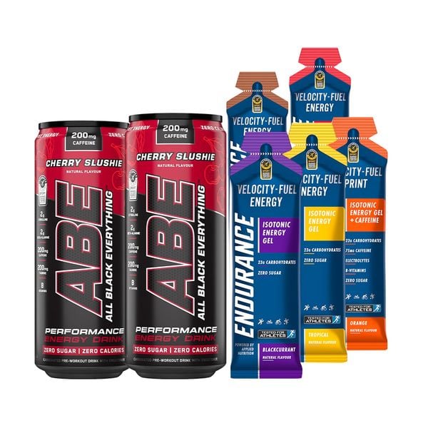(Quà tặng khi mua ABE 375g ) 2 ABE Cherry Slushie 330ml + 5 Gel Endurance