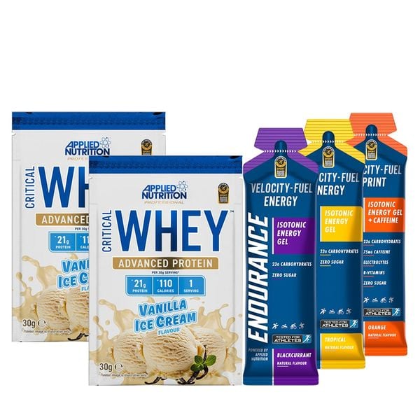 (Combo quà tặng kèm) 2 Sample Critical Whey + 5 Gel Endurance