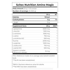 Scitec Amino Magic Powder 25 Lần Dùng Vị Táo | Giảm Mệt Mỏi Trong Tập