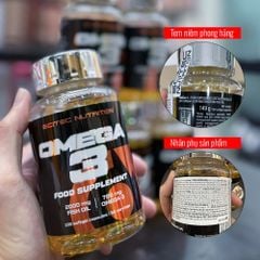 Scitec Nutrition Dầu Cá Omega 3 Fish Oil 100 Viên | Hỗ Trợ Chức Năng Não Bộ, Tim Mạch, Thị Lực