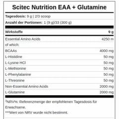 Scitec EAA + Glutamine 33 Lần Dùng | Hỗ Trợ Phục Hồi