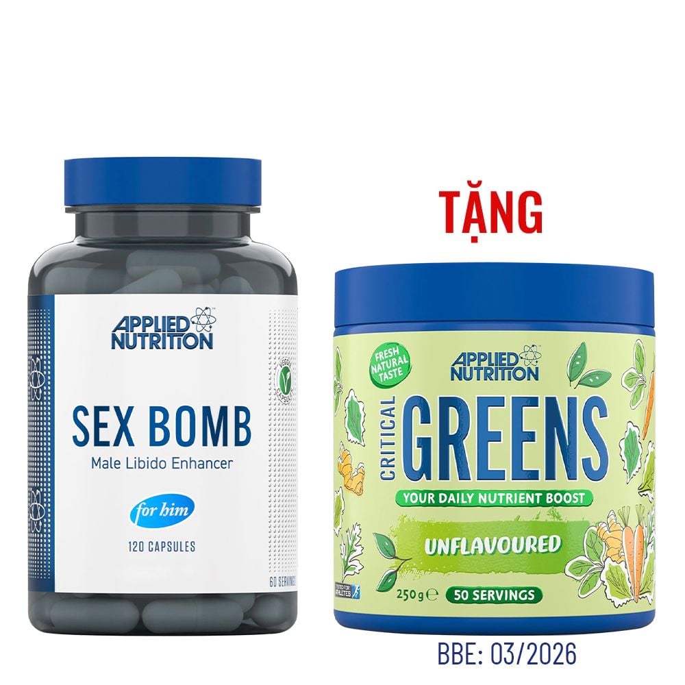 Applied Nutrition Sex Bomb For Him 120 Viên (60 Servings)