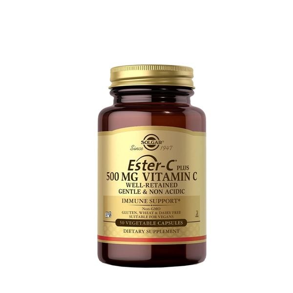 Solgar Ester-C Plus 500 mg Vitamin C | Viên Uống Bổ Sung Vitamin C 50 viên