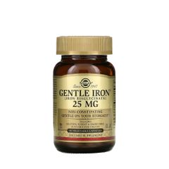 Solgar Gentle Iron 25mg Viên Uống Bổ Sung Sắt 90 Viên Giúp Tăng Cường Tế Bào Hồng Cầu, Bổ Máu
