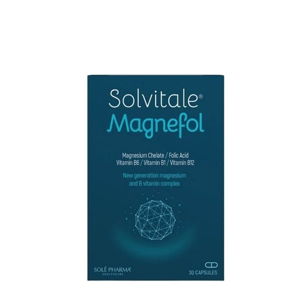 Solvitale Magnefol 30 viên | Magie Bisglycinate Và Vitamin B
