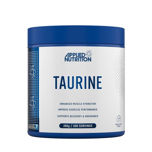 Bột Taurine Applied Nutrition 200g nguyên chất | Whey Tốt