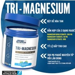Applied Nutrition Tri-Magnesium - Kết Hợp 3 Loại Magnesium 50 Lần Dùng