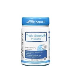 Viên uống 96 tỷ lợi khuẩn Life Space Triple Strength Probiotic 96 Billion CFU 30