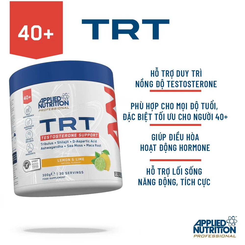 Applied Nutrition TRT (Testosterone Replacement Therapy ) | Thúc Đẩy Tăng Test Tự Nhiên