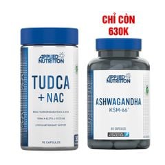 Hỗ Trợ Chức Năng Gan Applied Nutrition TUDCA + NAC 90 Viên (30 Servings)