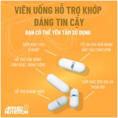 Applied Nutrition Viên Uống Chiết Xuất Nghệ Hỗ Trợ Giảm Viêm Solutions TUMERIC 800MG 30 Lần Dùng