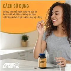 Applied Nutrition Viên Uống Chiết Xuất Nghệ Hỗ Trợ Giảm Viêm Solutions TUMERIC 800MG 30 Lần Dùng