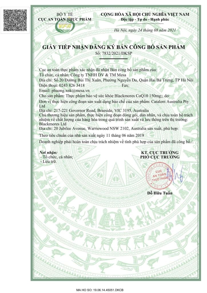 Blackmores CoQ10 150mg | Viên Uống Giúp Duy Trì Sức Khỏe Tim