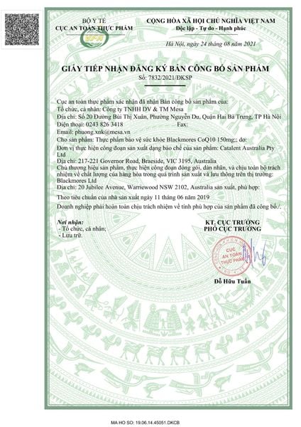 Blackmores CoQ10 150mg | Viên Uống Giúp Duy Trì Sức Khỏe Tim