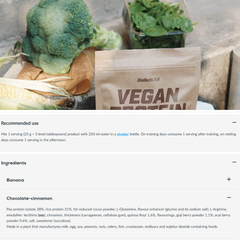 BioTech USA Vegan Protein - 500 g