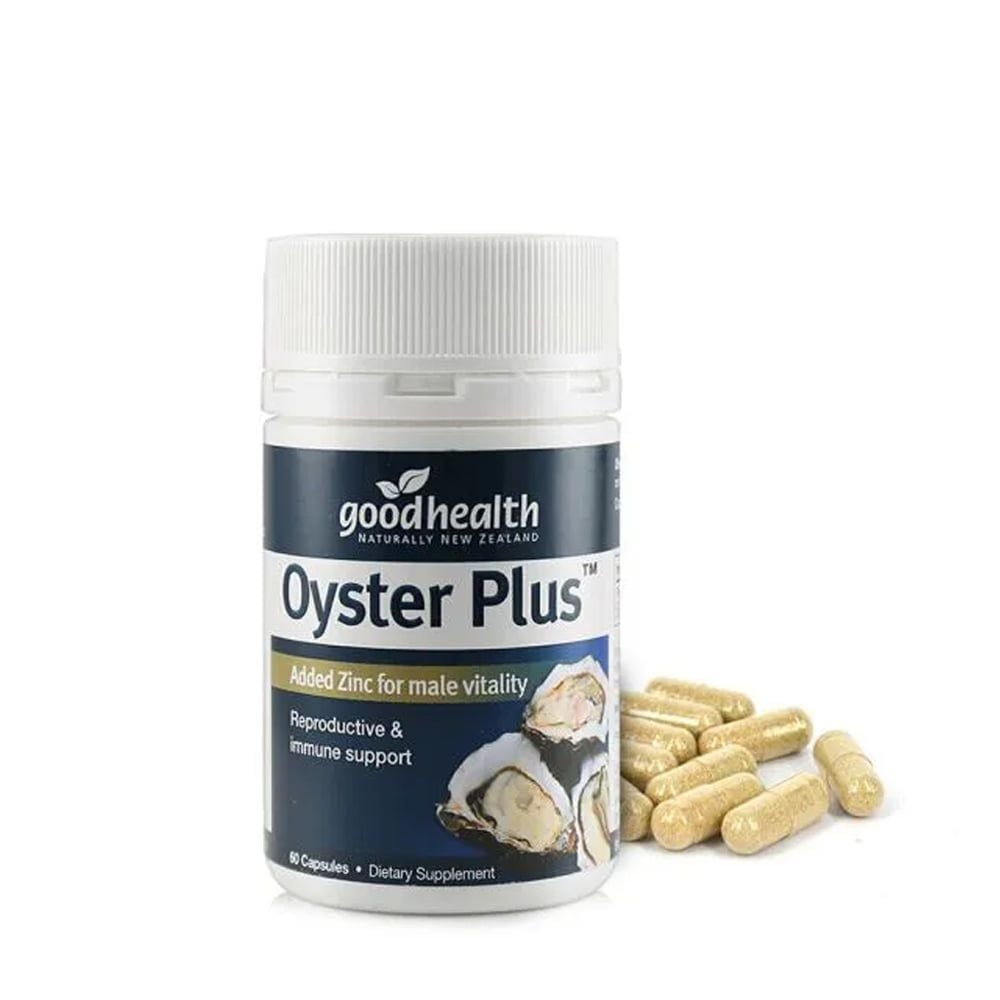 Vien tinh chat hau Goodhealth Oyster Plus Zinc 60 vien bo sung kem