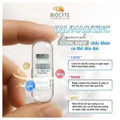 Biocyte Liposomal Thực Phẩm Bảo Vệ Sức Khoẻ Cal/Mag/Zinc 30 Lần Dùng