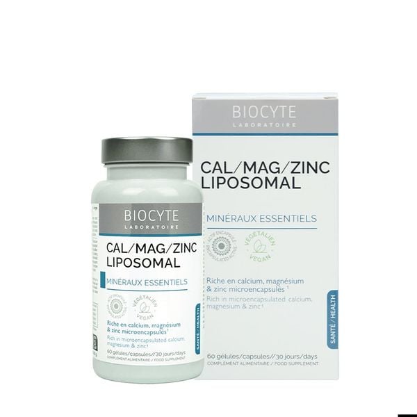 Biocyte Liposomal Thực Phẩm Bảo Vệ Sức Khoẻ Calcium/Magnesium/Zinc 30 Lần Dùng