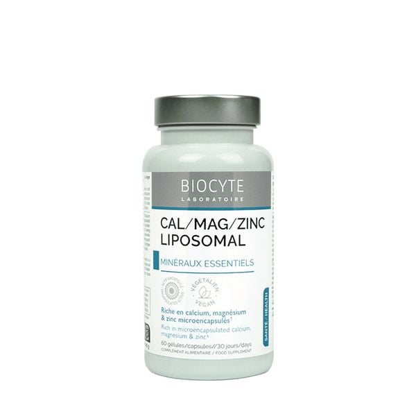 Biocyte Liposomal Thực Phẩm Bảo Vệ Sức Khoẻ Cal/Mag/Zinc 30 Lần Dùng