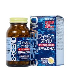 Orihiro Viên Dầu Cá Omega 3 Bổ Não - Thị Lực Fish Oil 180 Viên