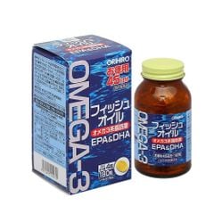 Orihiro Viên Dầu Cá Omega 3 Bổ Não - Thị Lực Fish Oil 180 Viên