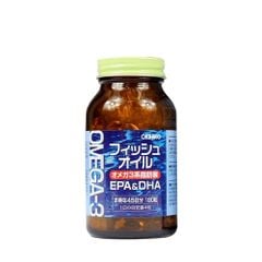 Orihiro Viên Dầu Cá Omega 3 Bổ Não - Thị Lực Fish Oil 180 Viên