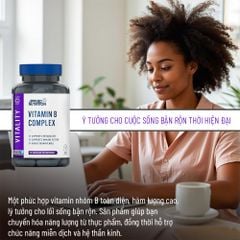 Applied Nutrition VITALITY-COMPLEX-B Bổ Sung Vitamin Nhóm B 90 Lần Dùng