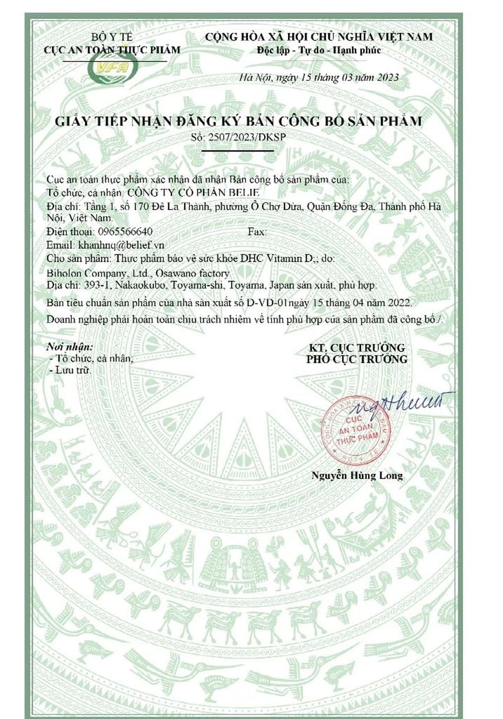 DHC Viên Uống Vitamin D Nhật Bản | Bổ Sung Vitamin D3 Giúp Hấp Thu Canxi