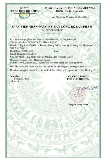 DHC Viên Uống Vitamin D Nhật Bản | Bổ Sung Vitamin D3 Giúp Hấp Thu Canxi