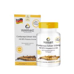 Warnke Đông Trùng Hạ Thảo Cordyceps Extrakt 500mg | 120 Viên