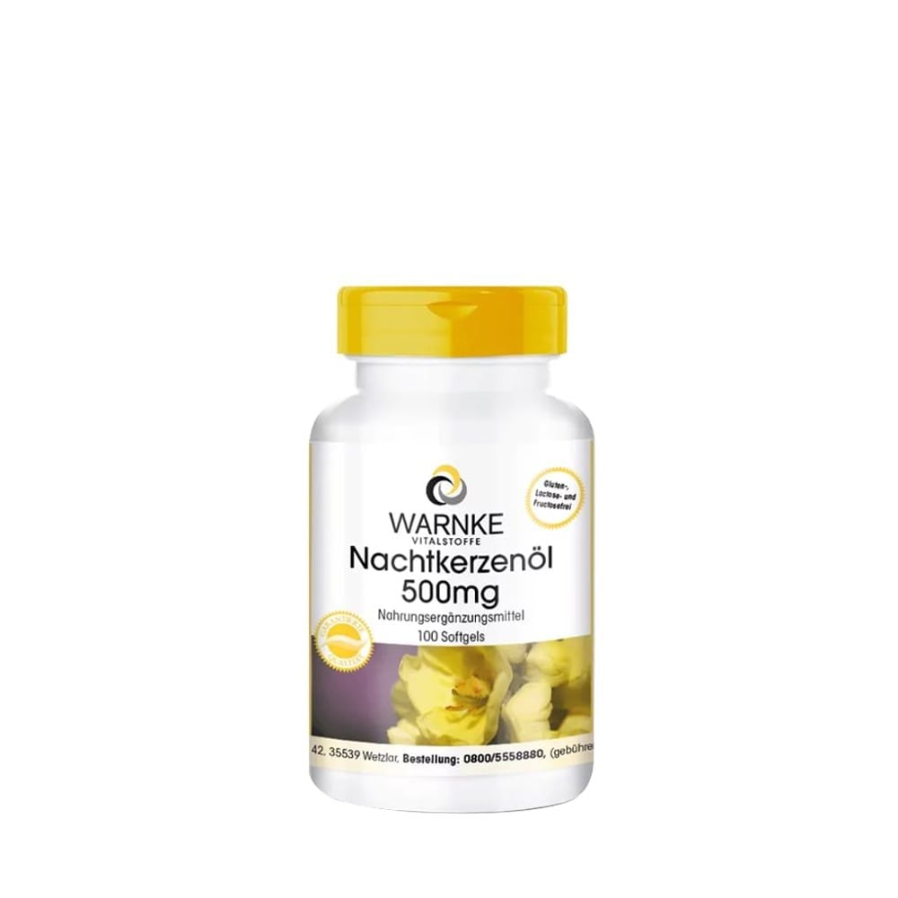 Warnke Tinh Dầu Hoa Anh Thảo Omega 6 Nachtkerzenol 500mg