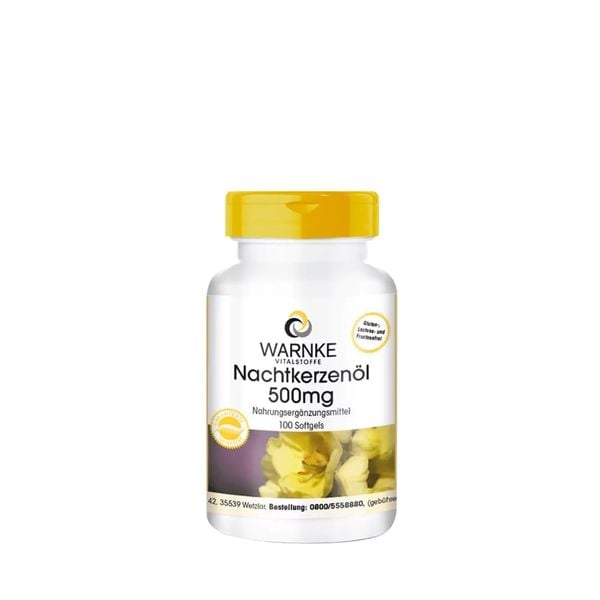Warnke Tinh Dầu Hoa Anh Thảo Omega 6 Nachtkerzenol 500mg | 100 viên