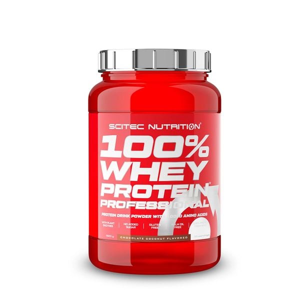 Scitec 100% Whey Protein Professional 920g | Hỗ trợ xây cơ bắp