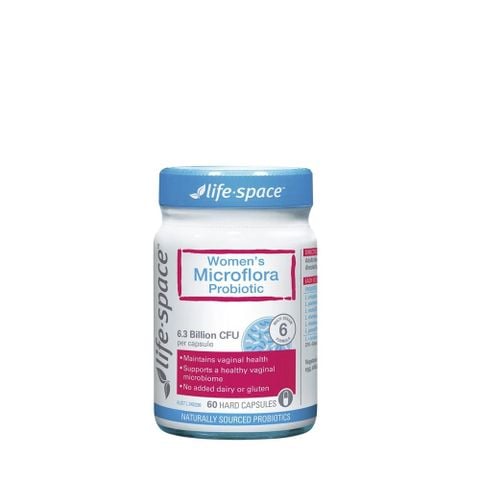 Men vi sinh probiotic cho phụ nữ Life Space Women's Microflora 60 viên