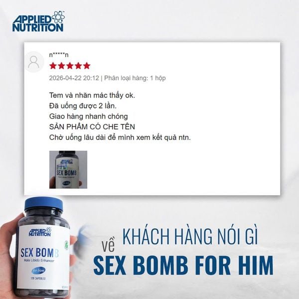 Viên uống hỗ trợ sức khoẻ nam giới Applied Nutrition 120 viên, 2 tháng sử dụng (BBE 02/2027)