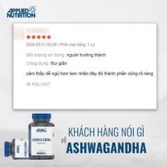 Applied Nutrition Ashwagandha KSM-66 300mg 60 Viên (60 Servings)