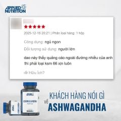 Applied Nutrition Ashwagandha KSM-66 300mg 60 Viên (60 Servings)