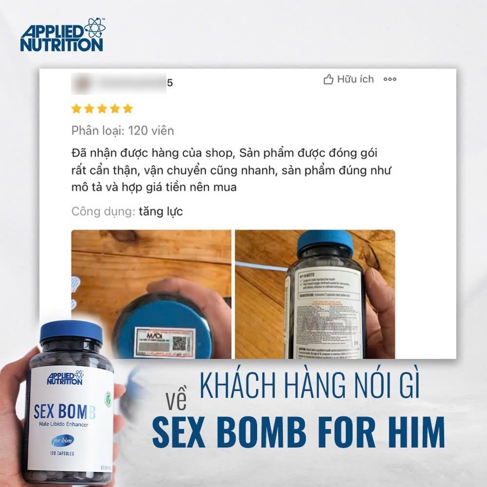 Viên uống hỗ trợ sức khoẻ nam giới Applied Nutrition 120 viên, 2 tháng sử dụng (BBE 02/2027)