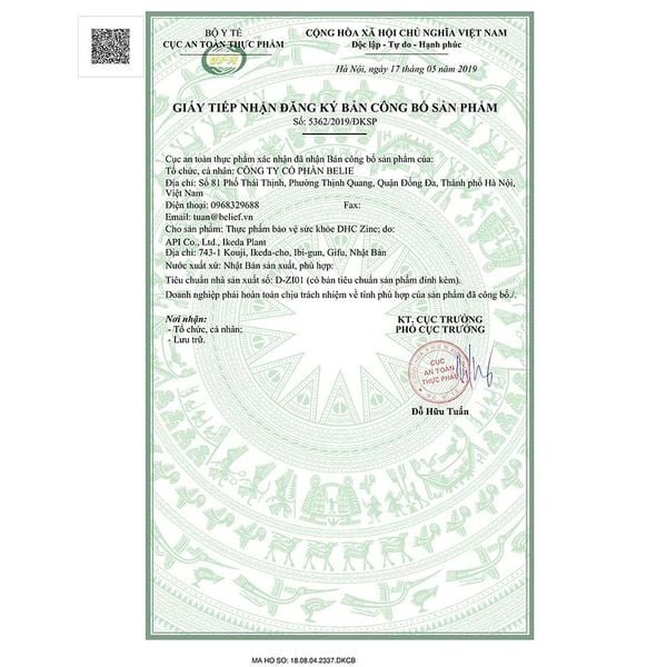 DHC ZinC 30 Viên | Bổ Sung Kẽm, Chính Hãng Nhật Bản