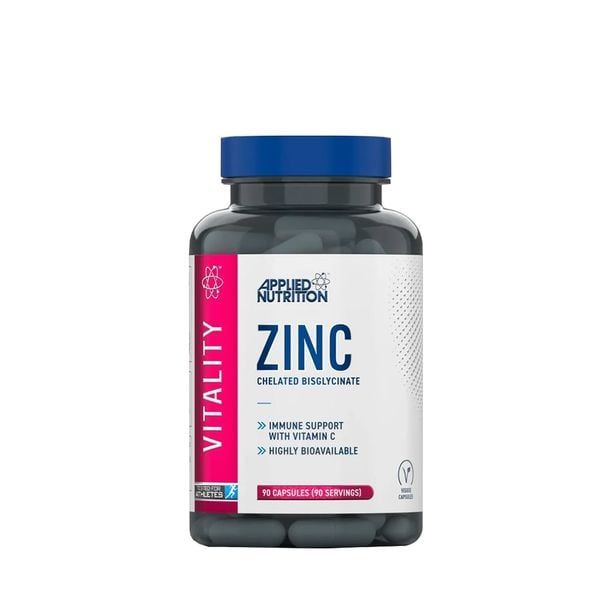 Viên bổ sung kẽm Vitality Zinc Applied Nutrition 90 Lần Dùng