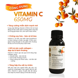 Siro Vitamin C Harker Herbals Chiết Xuất Hắc Mai Biển - Hỗ Trợ Tăng Cường Miễn Dịch