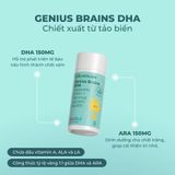 Viên nhai DHA bổ não cho trẻ em Lifestream Genius Brains DHA Kids 30 viên