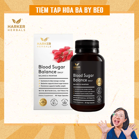 Viên Uống Blood Sugar Balance Harker Herbals Hỗ Trợ Cân Bằng Đường Huyết (30 viên)